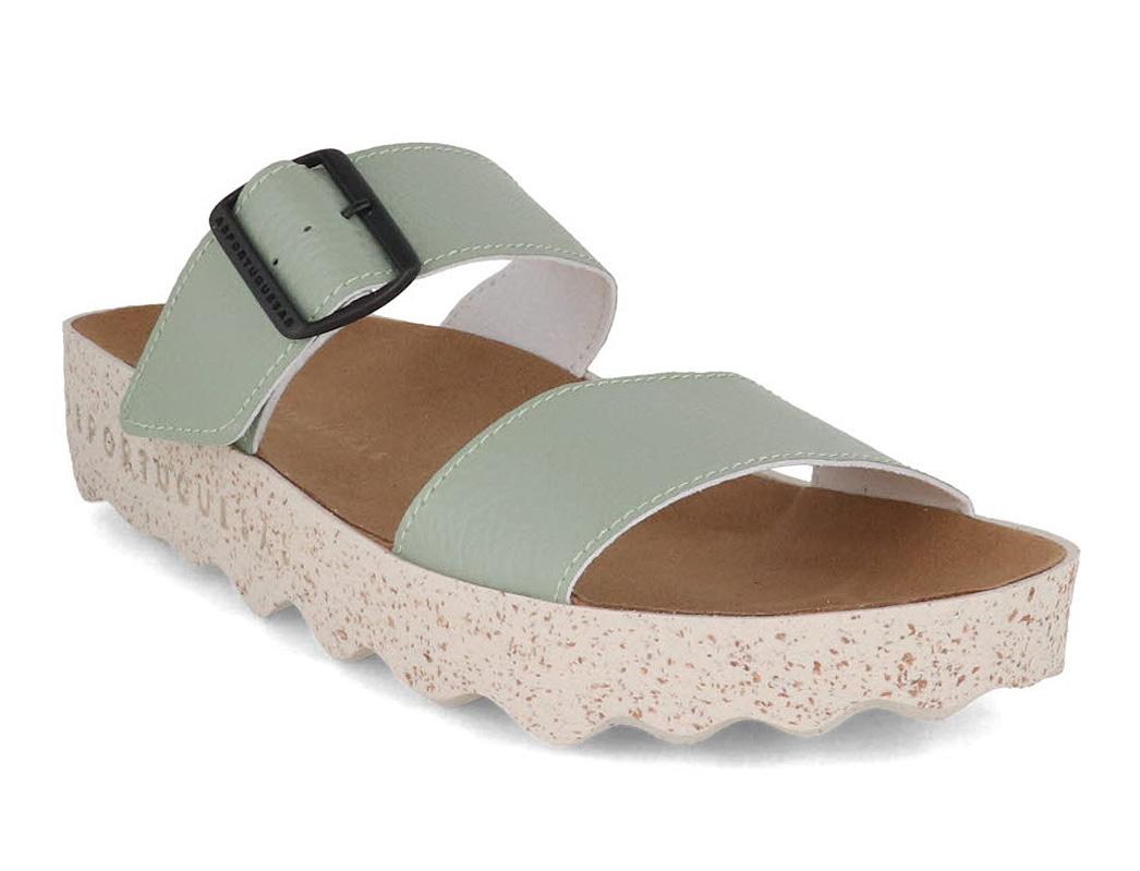 ASPORTUGUESAS damesandaler City Line Coly, gr�n
