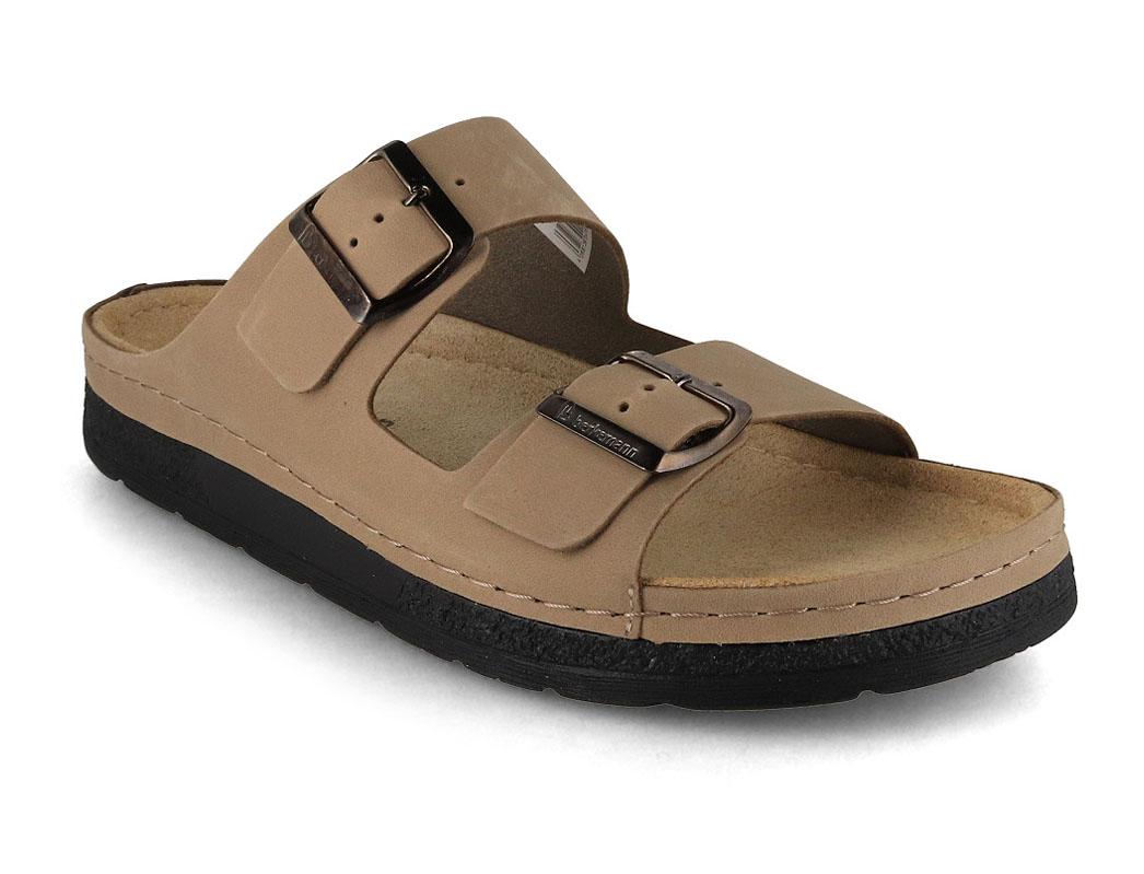Berkemann BERKINA mule til m�nd Adam, sand