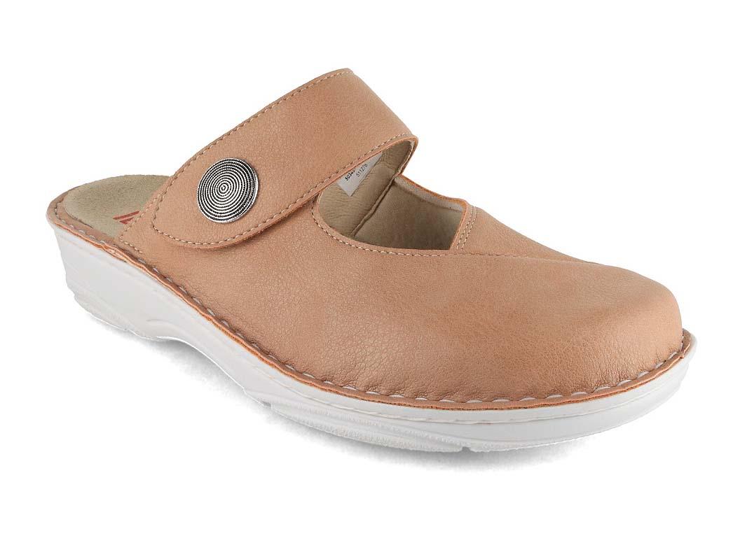 Berkemann stretch-tr�sko til damer BERKOFLEX Heliane, beige