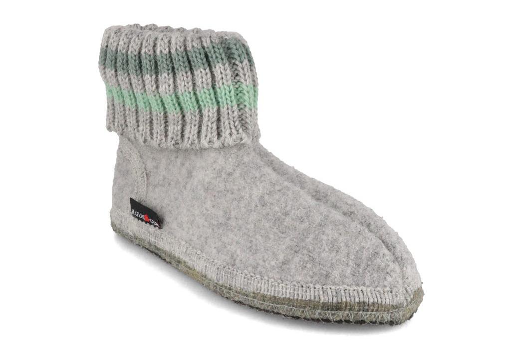 HAFLINGER B�rne-hjemmesko Paul, stengr�melange