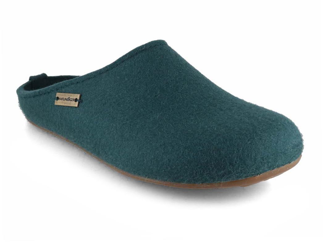 HAFLINGER Damer-Filtpantoffler Everest Fundus, fyrretr�sgr�n