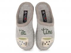 HAFLINGER hjemmesko Flair Tea Time, stengr� meleret
