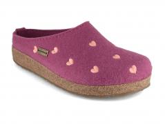 HAFLINGER filt-t�fler til kvinder, Grizzly Cuoricino, rosa