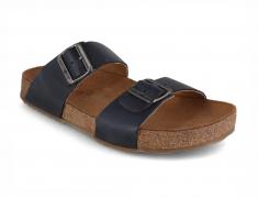 HAFLINGER �kologisk sandal til m�nd Andrea, navy