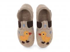HAFLINGER b�rneslippers Everest Quak Quak, papirm�nster