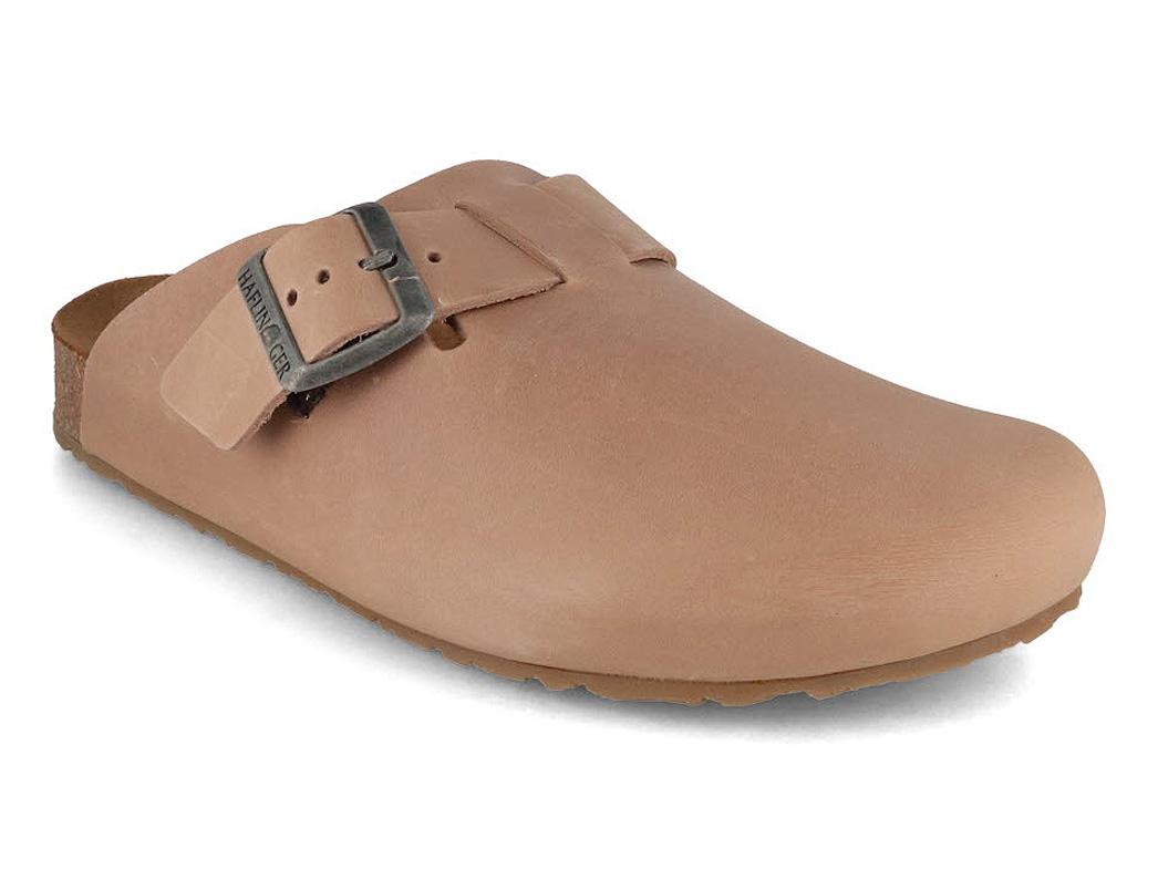 HAFLINGER dame herre l�der tr�sko Porto, taupe