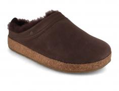 HAFLINGER hjemmesko i lammeskind, Snowbird, kaffe