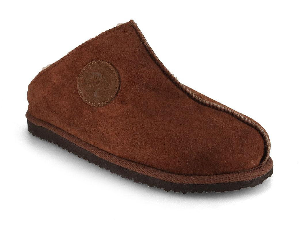 Lammbock� Lammbo-t�fler lavet af f�rsteklasses lammeskind, cognac