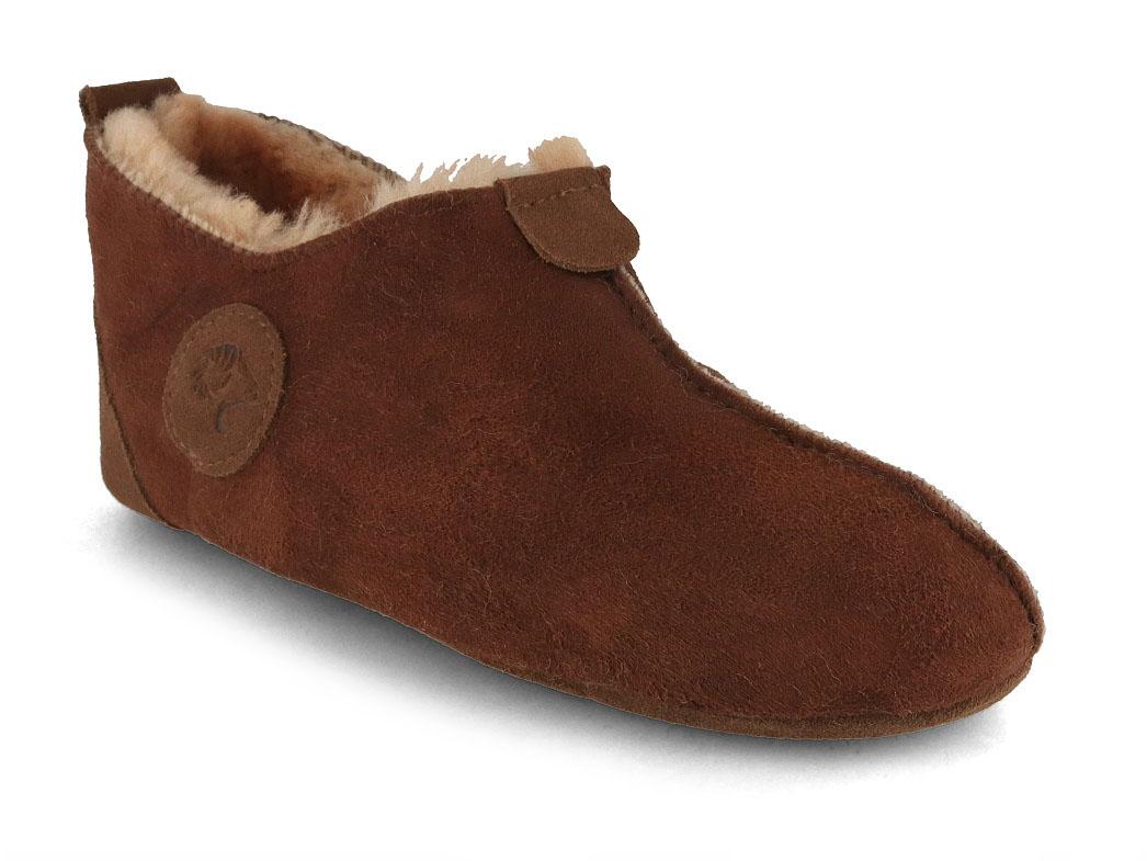 Lammbock� varme lammeskindst�fler 'Texel', cognac
