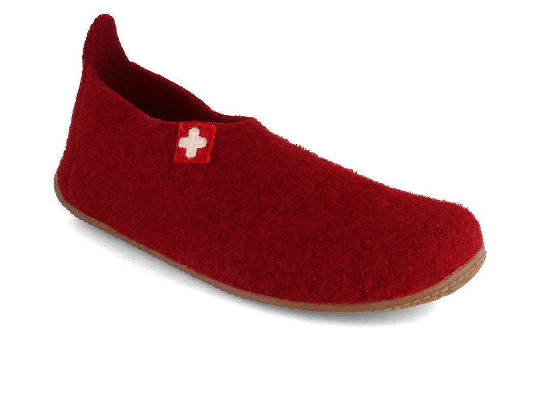 Living Kitzb�hel hjemmesko til damer Gipfelkreuz Hahnenkamm, m�rk kirseb�r