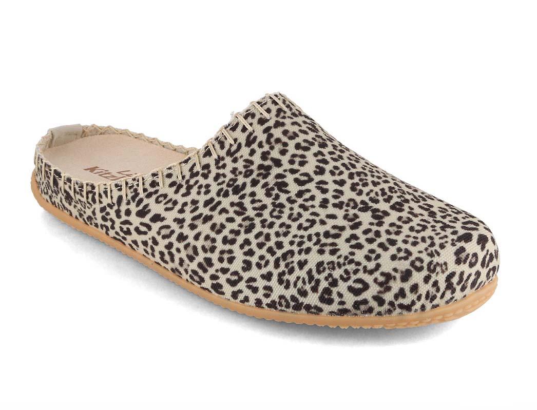 Living Kitzb�hel hjemmesko til damer i leopard-look, leopard