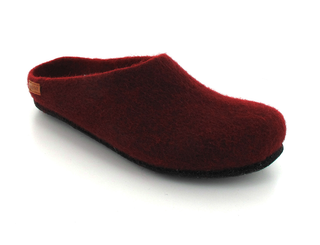 Magicfelt� Dame Filtpantofler, chianti