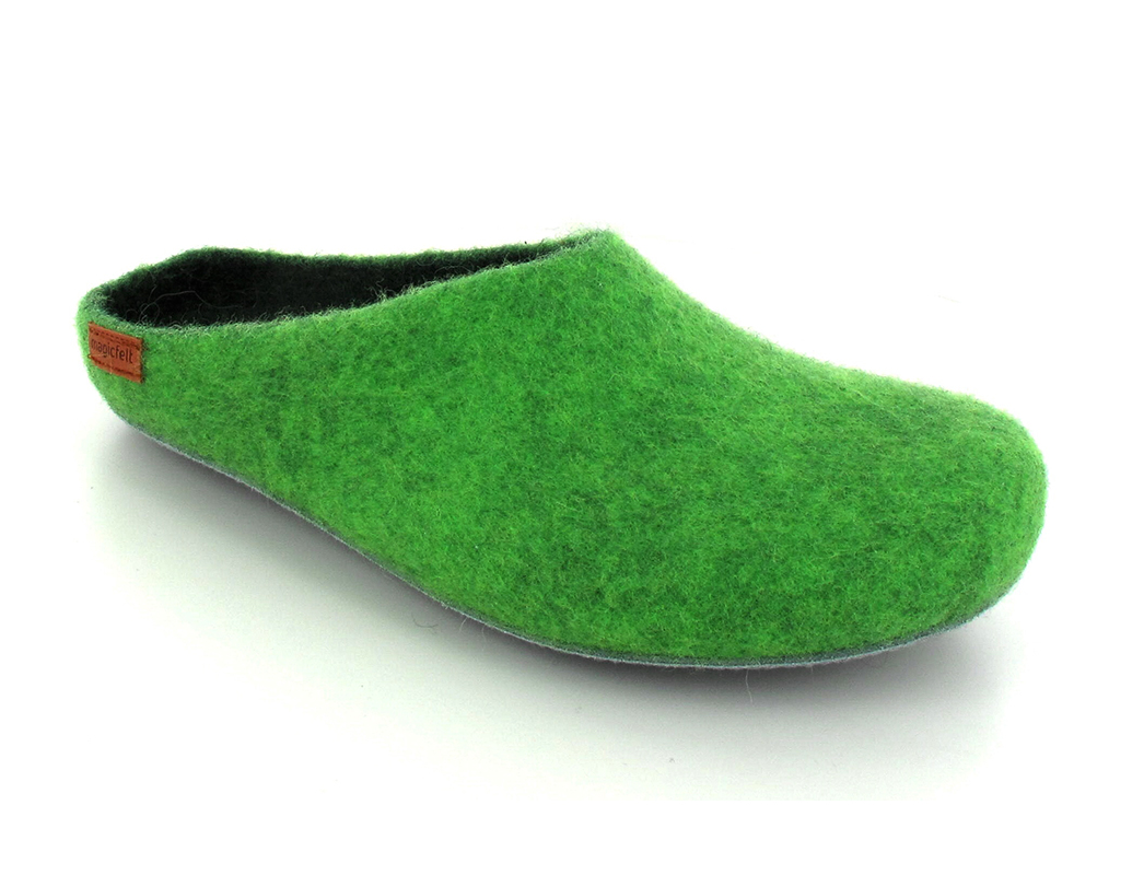 Magicfelt� Dame Filtpantofler, gr�n