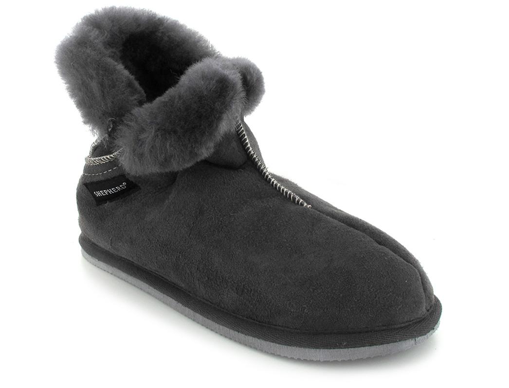 SHEPHERD� F�reskindshjemmesko Oskar, asfalt