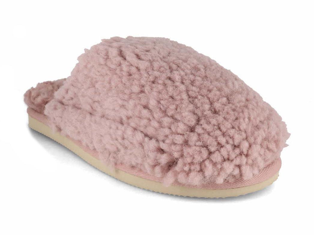 Thies� Dame Hjemmesko af lammeskind Fluffy Shearling, ny lyser�d