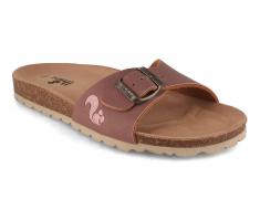 Thies Eco Bio Strap damesandal malva