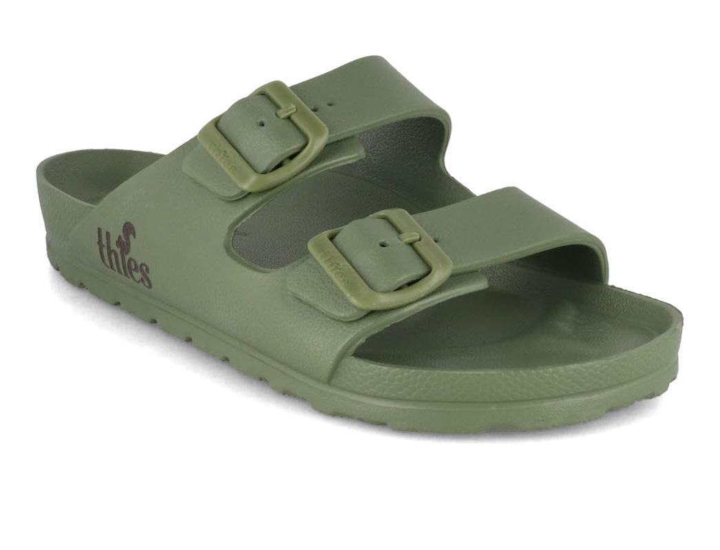 Thies badesko til damer Eco Eva Sandal, khaki