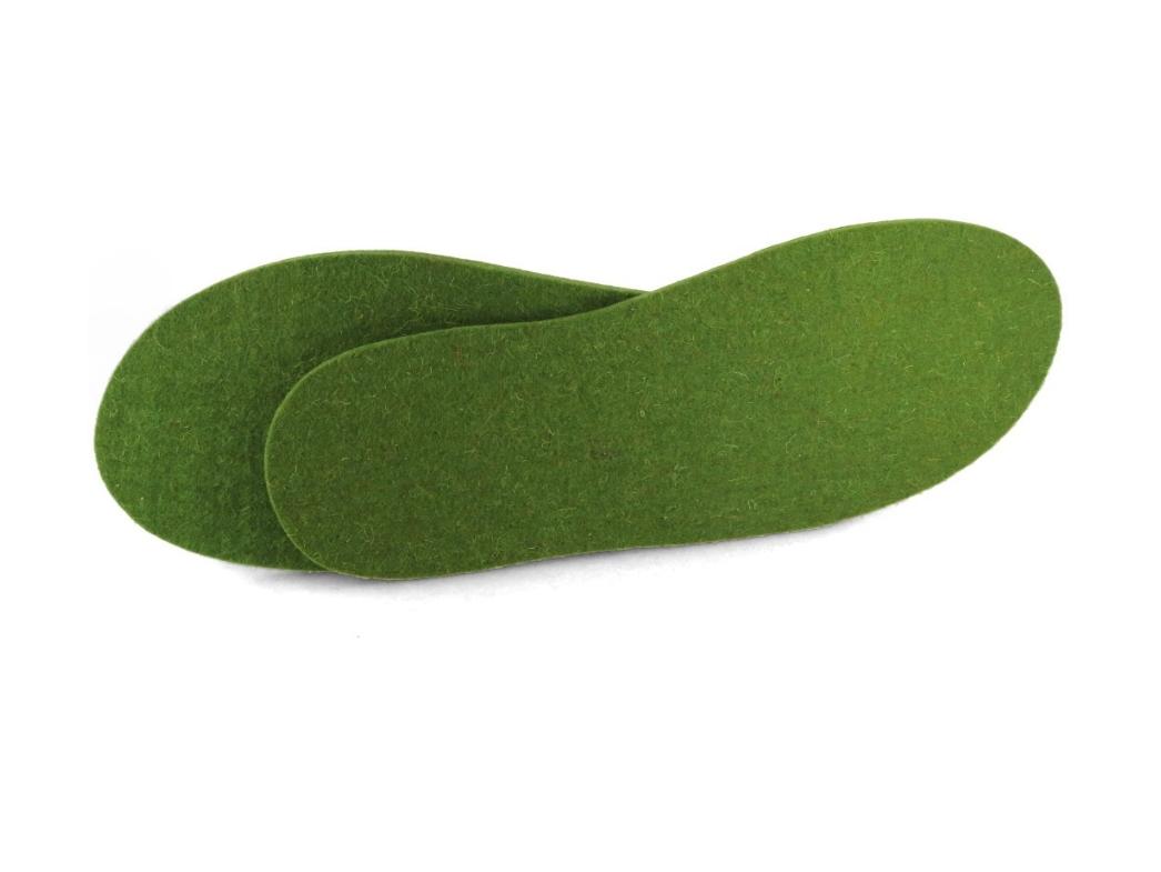 WoolFit� Classic 7 mm inders�l i filt, gr�sgr�n