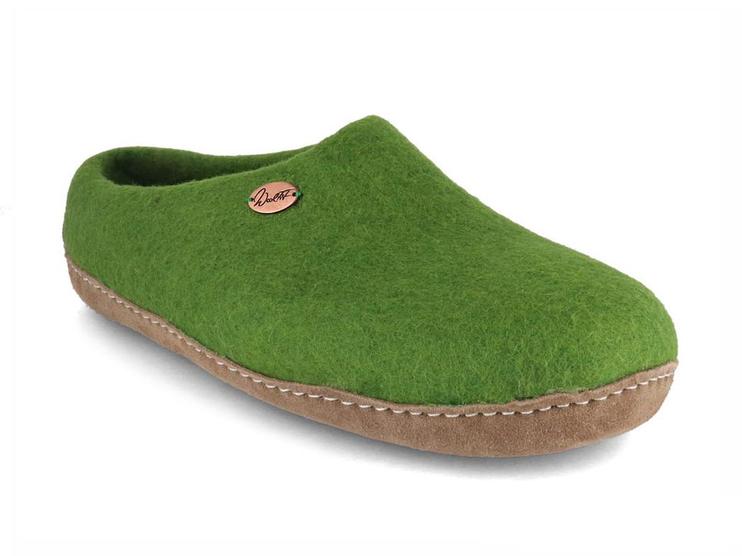 WoolFit� Filtsutsko Footprint, Gr�n