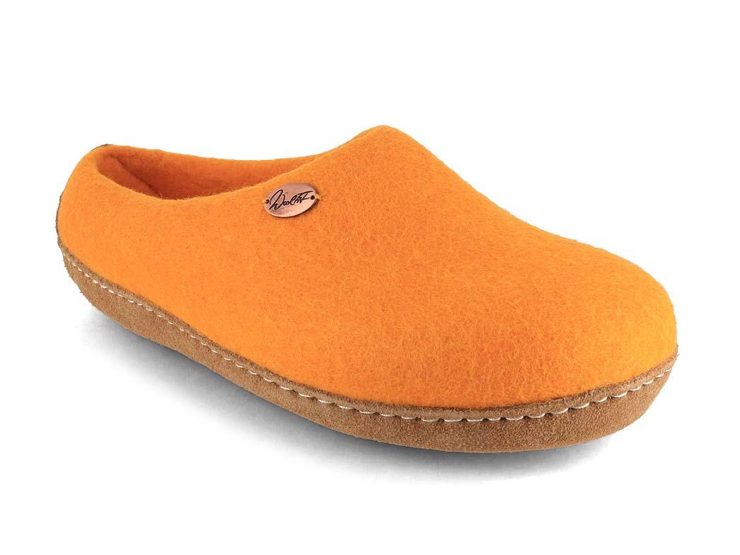 WoolFit� Filtsutsko Footprint, Orange