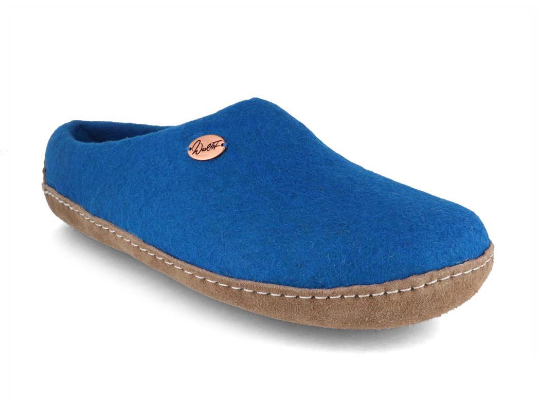 WoolFit� Filtsutsko med Fodaftrykss�l, Bl�