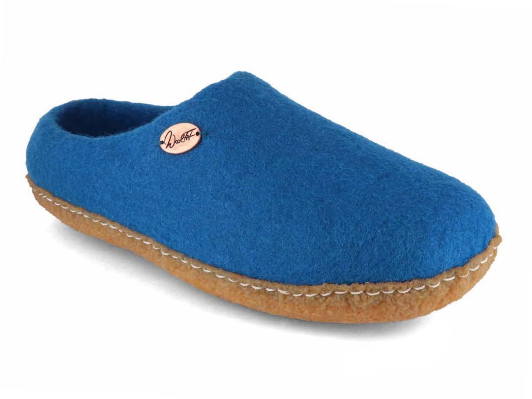 WoolFit� Footprint med Naturlig Gummis�l, Bl�