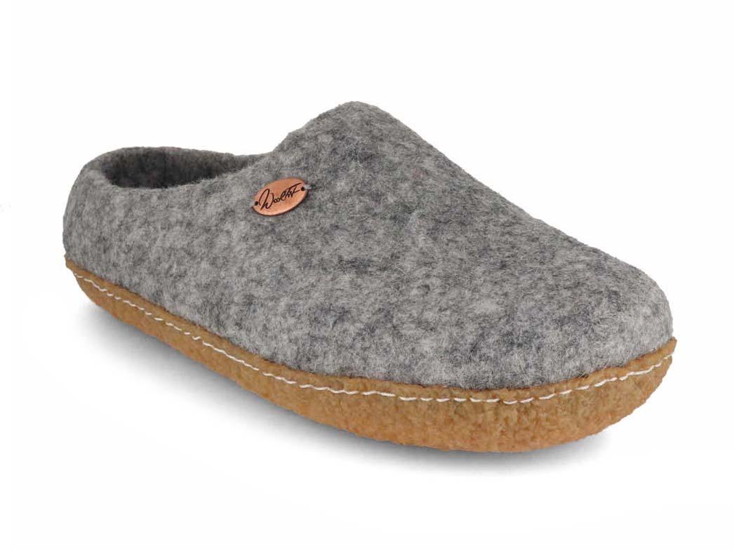 WoolFit� Footprint med Naturlig Gummis�l, Stengr�
