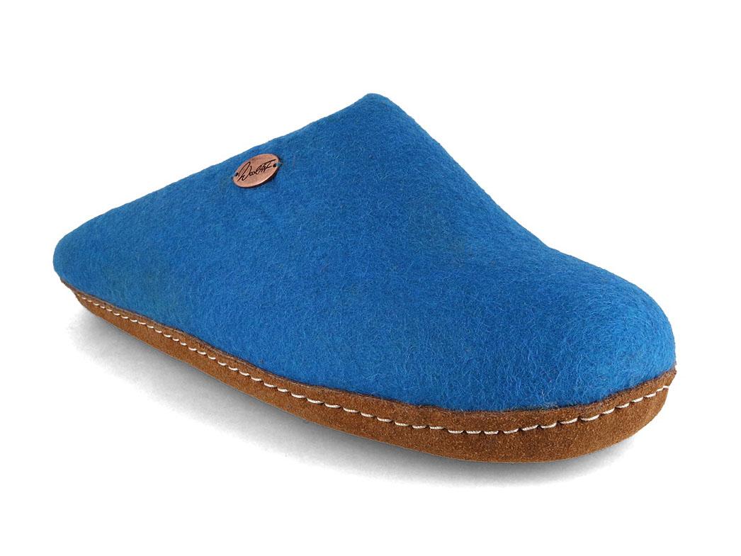 WoolFit� Tibet Filtpantoffler, bl�