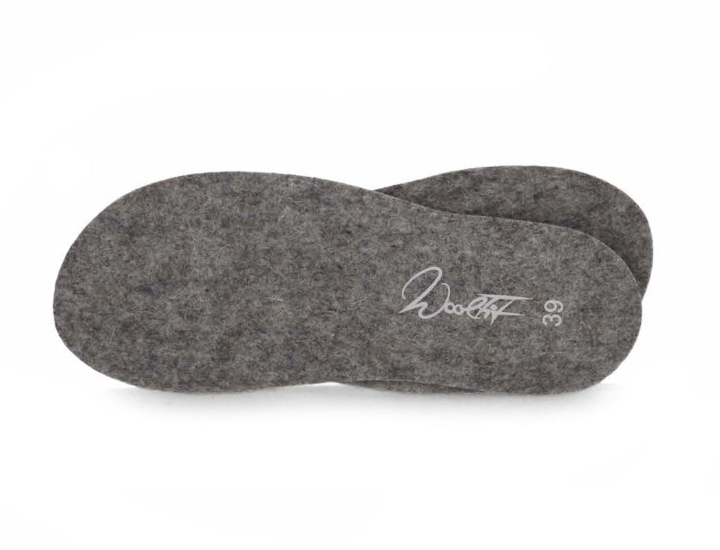 WoolFit� Tynde Filts�ler 3mm, Lysegr�