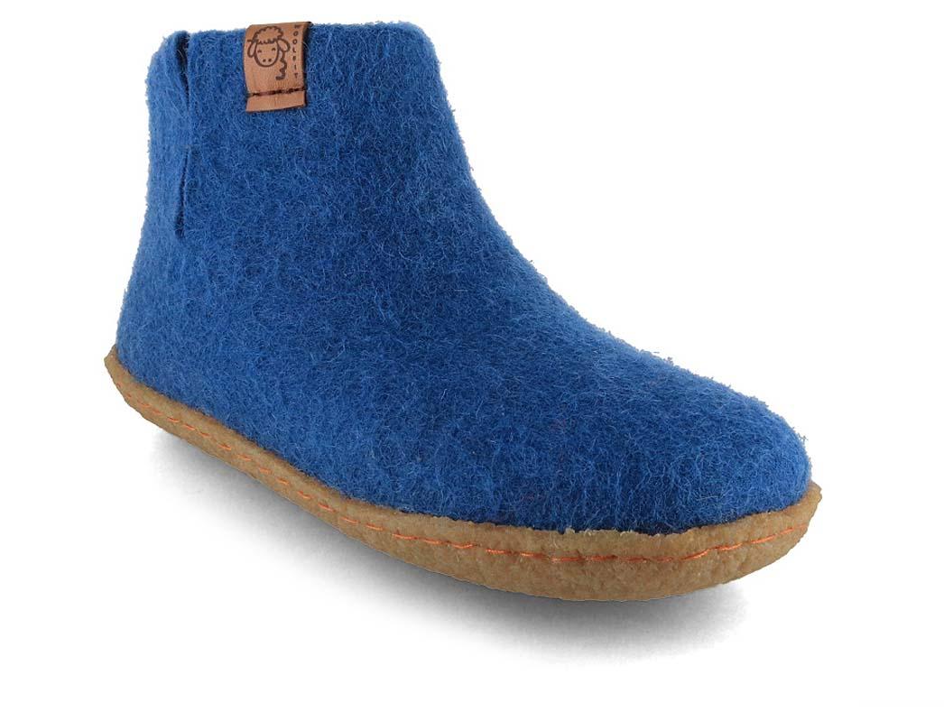 WoolFit� Yeti Kids b�rnet�fler med gummis�l, bl�