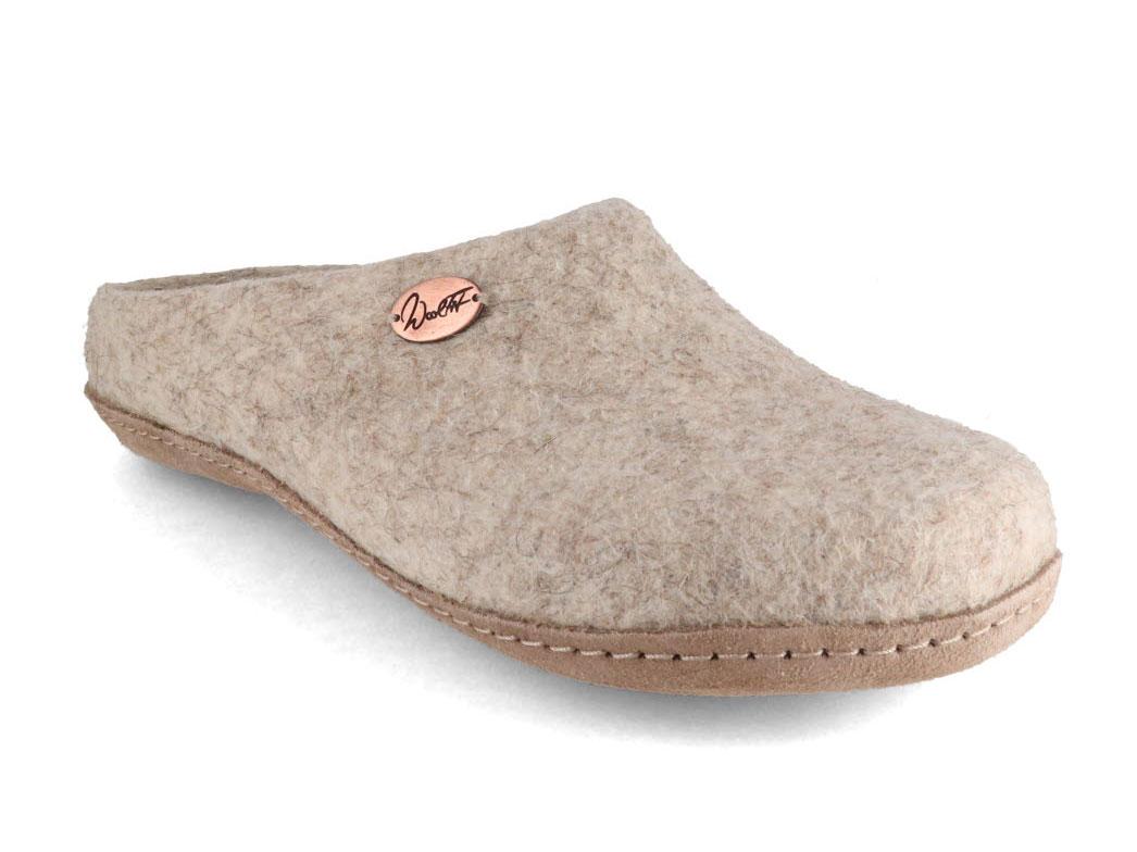 WoolFit� h�ndfiltede T�fler Classic, beige