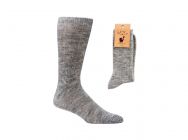 WoolFit� str�mper i alpakauld, varme, kan vaskes i maskine, velegnet til hverdagsbrug, gr� Gr�